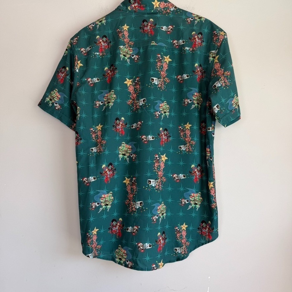 RSVLTS Guardians of the Galaxy Rocket Around the Tree Shirt Large Short Sleeve - Picture 5 of 10